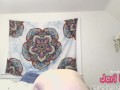 Pregnant Milf Fucks  Dildo On Webcam