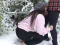 Horny Canadians in the Snow | Behind the Scenes of our Blow in the Snow Vid