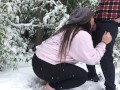 Horny Canadians in the Snow | Behind the Scenes of our Blow in the Snow Vid