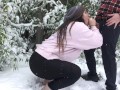 Horny Canadians in the Snow | Behind the Scenes of our Blow in the Snow Vid