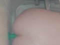 Fucking my ass in the shower