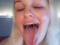 long tongue natural beauty