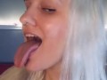 long tongue natural beauty