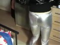Young Babe In Nylon Pantyhose Encasement Mask Fetish - 2/2