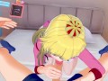 Princess Peach nurses your cock POV