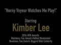 Young Masturbater Kimber Lee Fingers Her Little Pussy & Cums