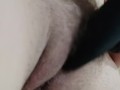 Masturbating my  bushy pinky pussy when i wakew up horny 