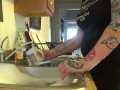 Washing Dishes
