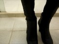 sensual girl Fetish boots Sexy feet, belly sensual (Fantasy of Paula)