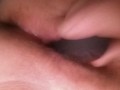 Playing with my new toy in my tight pussy