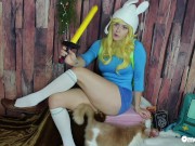 All Gummed Up Inside TEASER 3 Holes Bukkake Adventure Time Fionna Cosplay