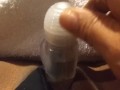 Pussy play and smoking