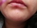 Testing my Lip Gloss on my Dildo [Nature Republic Lip Gloss in 12 Burgundy]