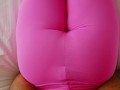 Cum Through My Pink Yoga Leggings Pants | Amazing Butt Big Tits Redhead POV