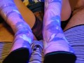 Sexy footjob gets a big cumshot