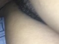 Hairy Mexican pussy gets creampied