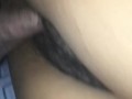 Hairy Mexican pussy gets creampied