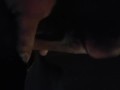 Dark masturbation with cumshot