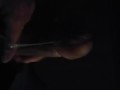 Dark masturbation with cumshot