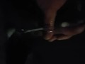 Dark masturbation with cumshot