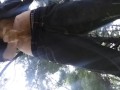 Memorial day in the park! Outside risky public hot tattooed guy w big dick!