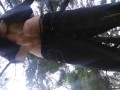 Memorial day in the park! Outside risky public hot tattooed guy w big dick!