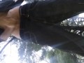 Memorial day in the park! Outside risky public hot tattooed guy w big dick!