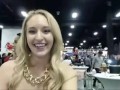 Ginger Banks Playing with her Pussy Under the Table at a Fan Expo!