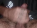Extreme close up. Big dick tattooed male getting off with porn girls.