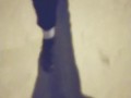 sneakers mud play in public