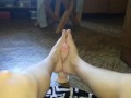 Footjob training