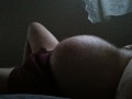 pregman with huge belly and contractions