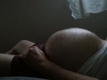 pregman with huge belly and contractions