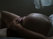 pregman with huge belly and contractions