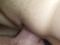 Hot Asian teen getting pounded by big white COCK that blows HUGE LOAD