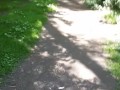 Outdoor pee desperation female POV, piss puddle
