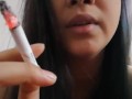 Miss Dee Nicotine Fetish Smoking for Her Fans #08
