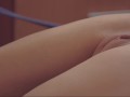 Tied up girl orgasm torture with vagina pomp, vibrator and glass anal plug