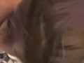 Husband gives facial all over slutty wife