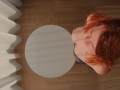 He Cums Too Fast Fucking me Doggy in Fishnet Bodysuit | Ginger Redhead Teen