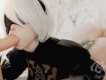 2b Yorha Threesome ANAL AND BLOWJOB 3D Animation with Sound