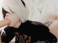 2b Yorha Threesome ANAL AND BLOWJOB 3D Animation with Sound