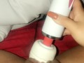 POWERFUL VIBRATOR ON MY WET PUSSY, AMAZING ORGASM