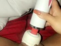 POWERFUL VIBRATOR ON MY WET PUSSY, AMAZING ORGASM