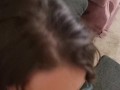 Big titty Goth MILF POV blowjob & titfuck
