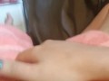 MASTURBATING WITH A BATH TOWEL