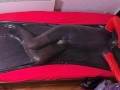 Video Vacbed Self Bondage Session 3 - 63 Seconds