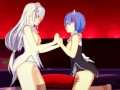 Re:Zero - Emilia X Rem Threesome 3D Hentai