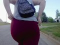 Watching her walk in leggings is art in it's self!