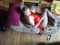Sport auf der Couch im Fetisch Dress 1 ** FSH Spaß **
